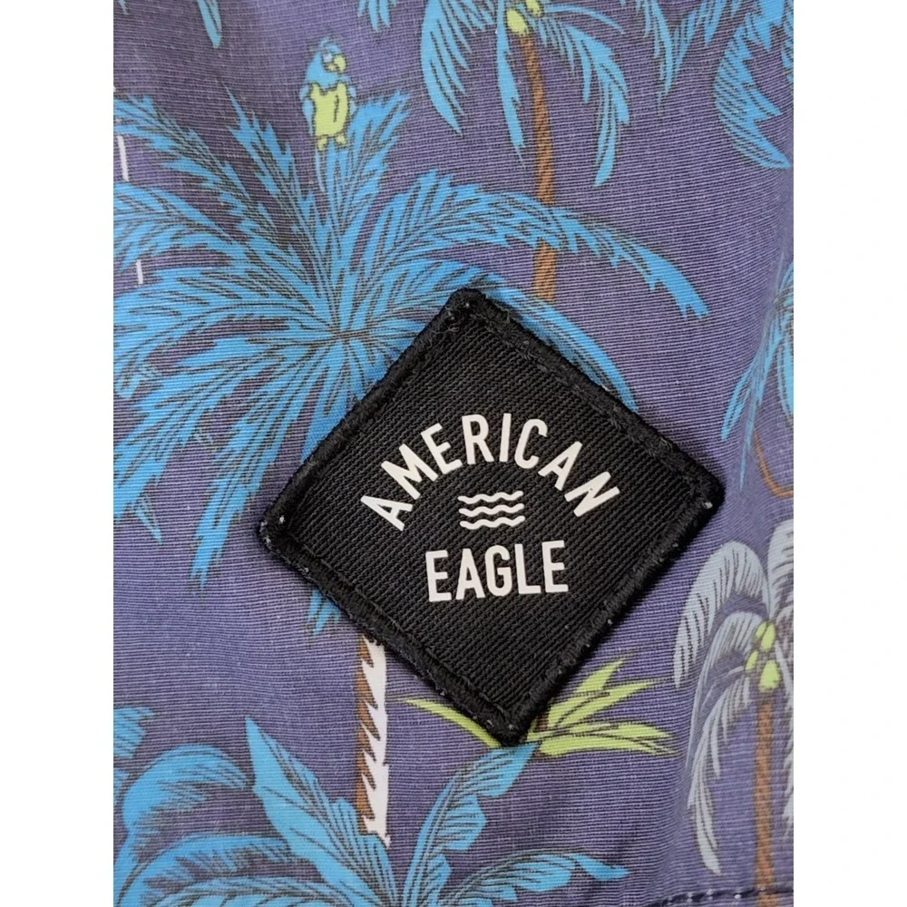 American Eagle Outfitters Men's Small Palm Board Shorts‎ Linerless Swim Trunks